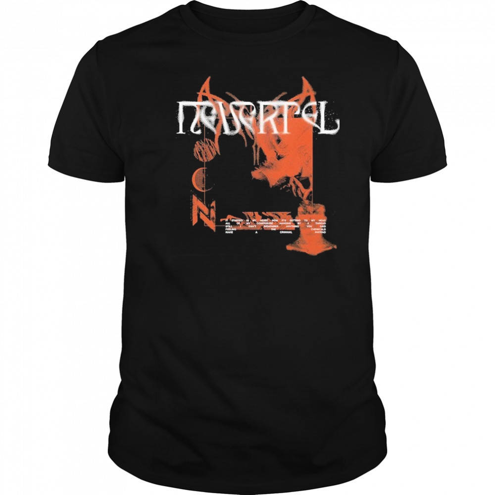 Nevertel Criminal Lyrics T-shirt