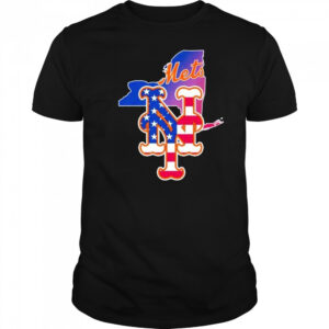 New York state sports Mets and Yankees shirt