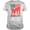 Nine Lives None Left Cat T-Shirt