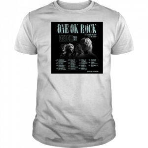 One Ok Rock Detox Tour With Stand Atlantic And The Audacity May – June 2025 Poster t-shirt