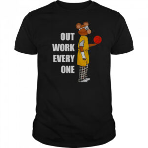 Outwork Everyone Bear Basketball T-Shirt