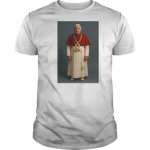 Pope Leo O Block portrait shirt