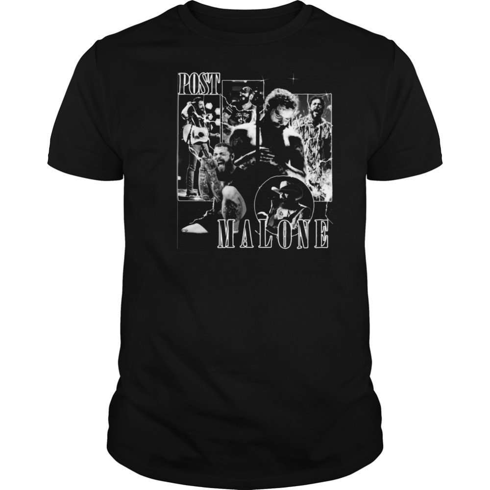 Post Malone Music Tour 2025 Album Artwork Shirt