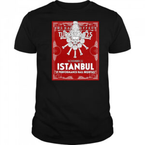 Poster The Halo Effect Turkey 2025 November 22 Istanbul If Performance Hall Beşiktaş t-shirt