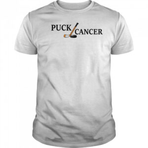 Puck Cancer Ice Hockey T-Shirt