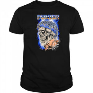 Punish skull lightning classic shirt
