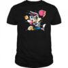 Rabbit Dunk Melting Skeleton Street Art Cartoon Graphic shirt