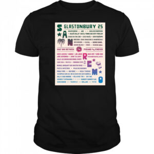 San Remo Glastonbury Festival 2025 Half Way Between Pyramid And Forever t-shirt