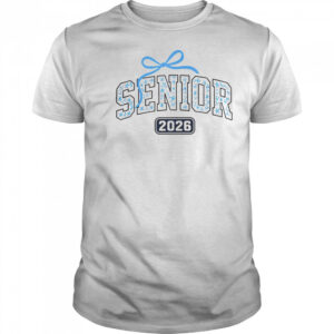 Senior 2026 Graduation Floral Pattern T-Shirt