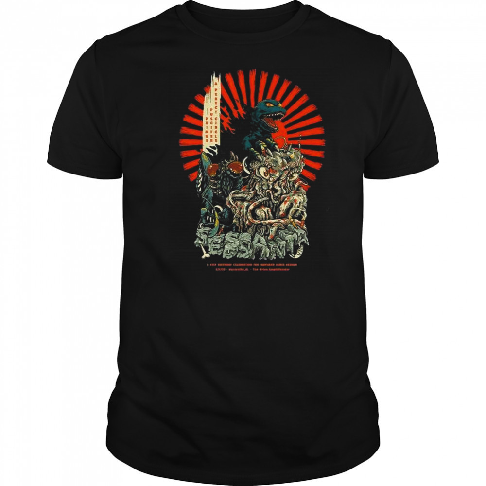 Sessanta The Orion Amphitheater May 4th, 2025 Huntsville, AL Tour A 61st Birthday Celebration For Maynard James t-shirt