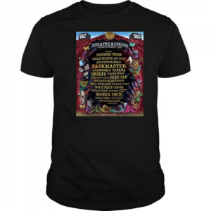 Theatre & Circus Glastonbury Festival 2025 Featuring Henning Wehn, Brian Bilston Zoe Lyons t-shirt