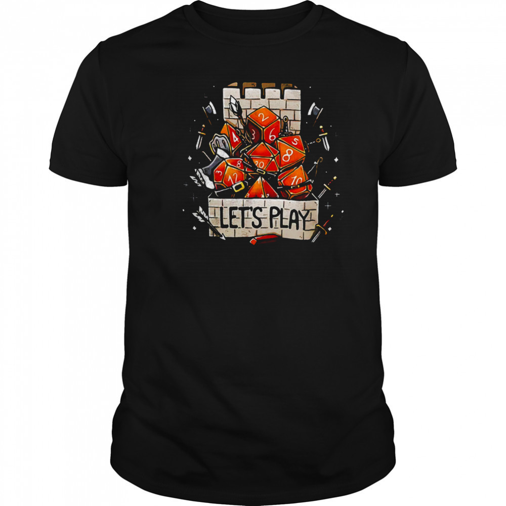 Tower dice let’s play shirt