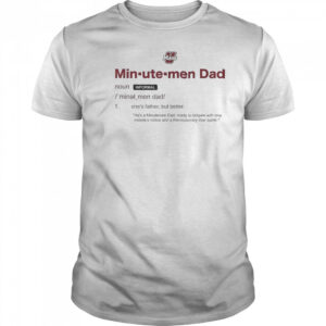 UMass Minutemen Dad Definition Shirt