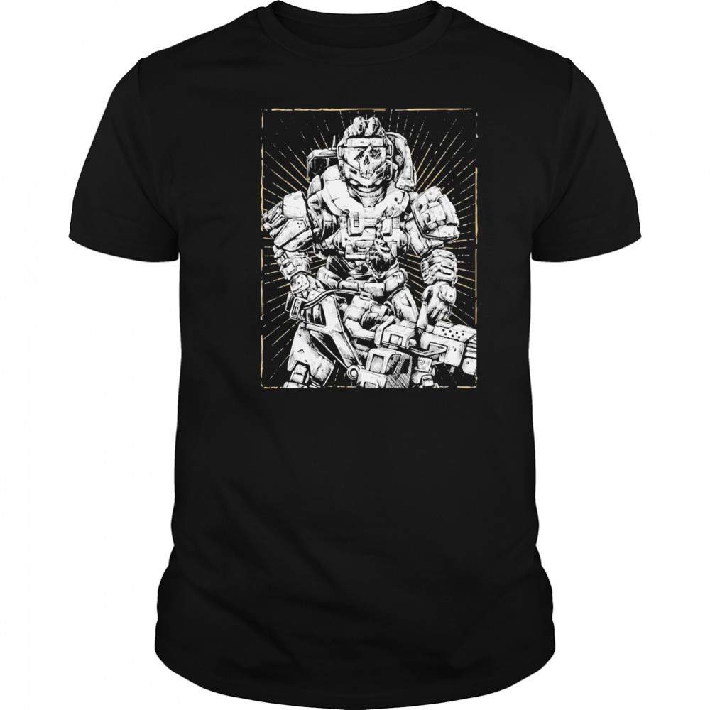 Walking Tank Threat Llama T-shirt