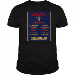 Warren Haynes Band European Tour July 1 London UK July 3 Bonn DE July 4 Milan IT July 6 Sperken AT Poster t-shirt
