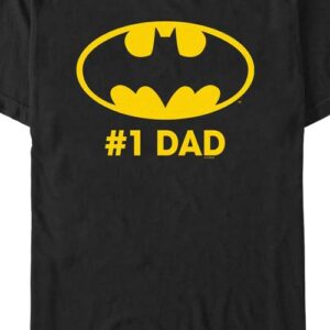 #1 Dad Batman DC Comics T-Shirt