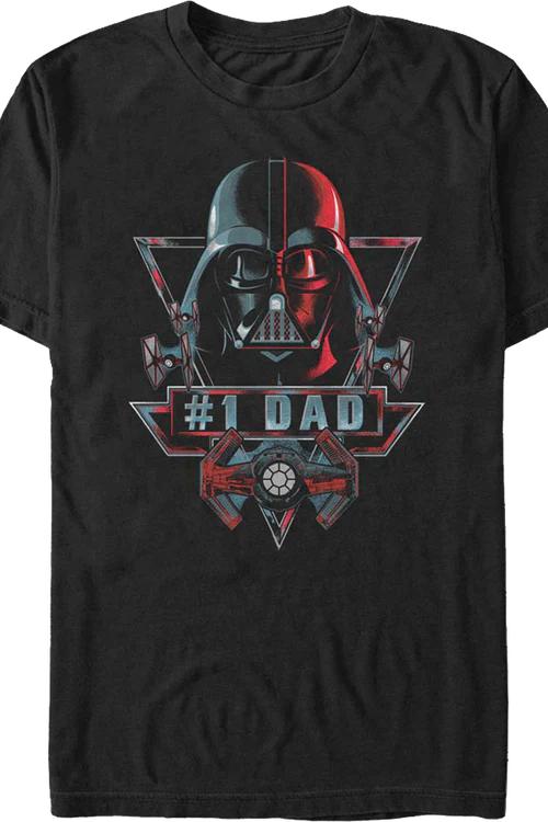 #1 Dad Darth Vader Star Wars T-Shirt