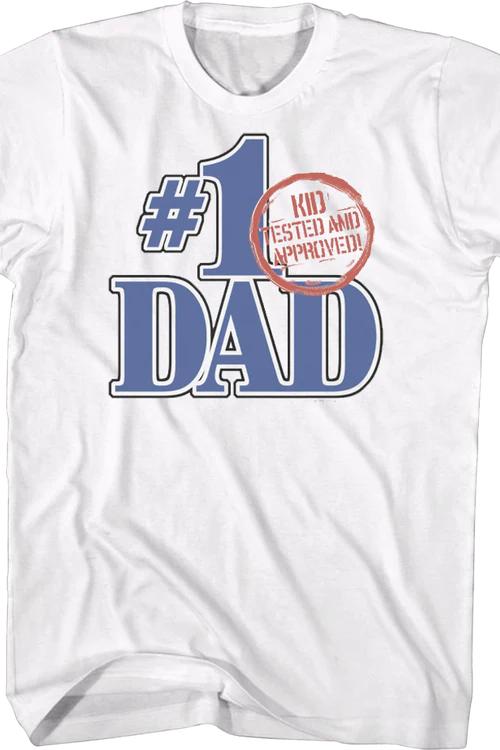 #1 Dad Kid Tested And Approved Father's Day T-Shirt