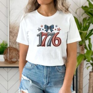 1776 Vintage Patriotic T-Shirt – 4th of July Independence Day Tee