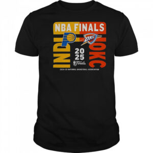 2025 NBA Finals Matchup Indiana Pacers Vs OKC Thunder T-Shirt