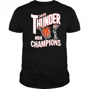 2025 Thunder NBA Champions shirt