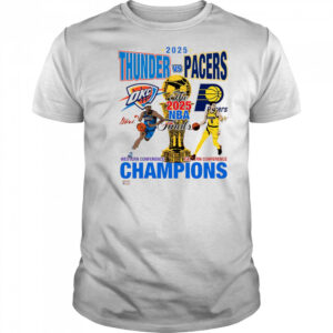 2025 Thunder vs Pacers NBA Finals shirt