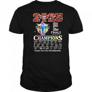 2025 UEFA Nations League Final Portugal National football team Champions thank you for the memories shirt