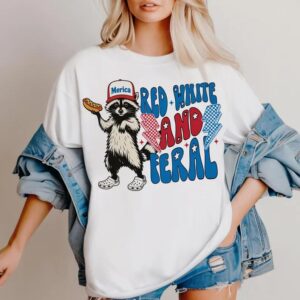4th Of July Funny Raccoon Shirt