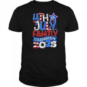 4th Of July Family Celebration 2025 Family Matching Group T Shirt