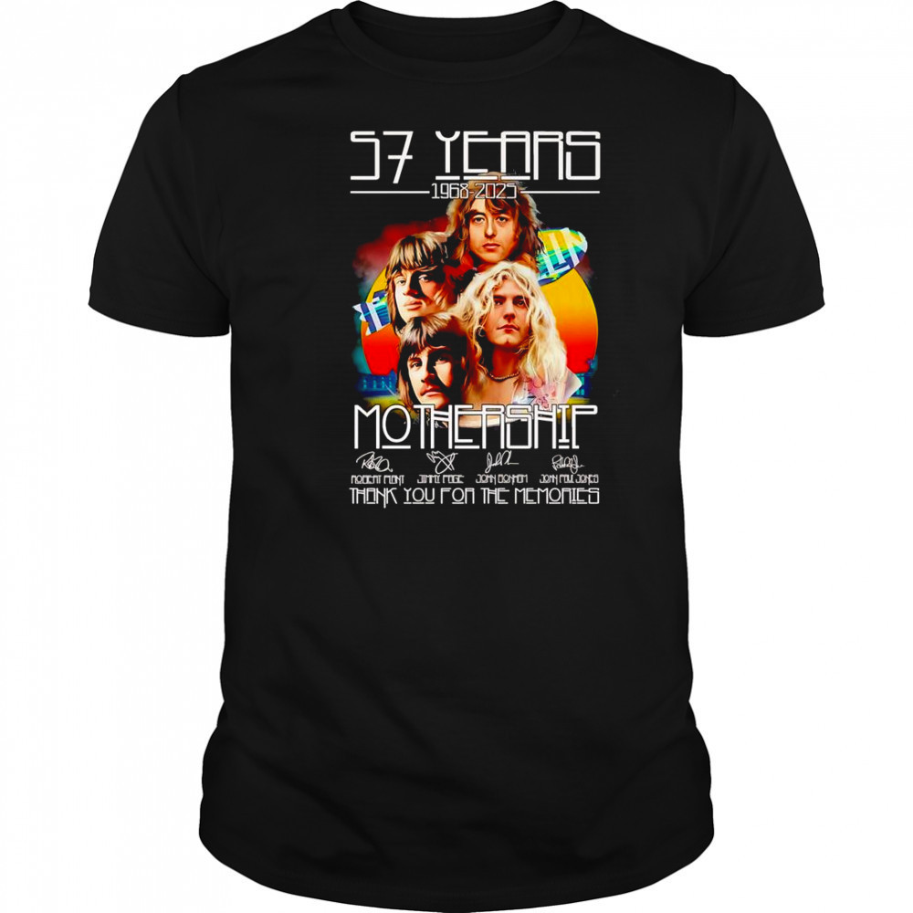 57 years 1968 2025 Mothership thank you for the memories shirt