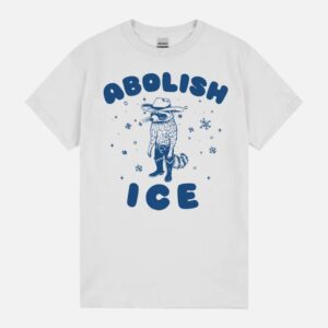 Abolish Ice – Cowboy Raccoon Meme Trash Panda Funny Meme Unisex T-Shirt