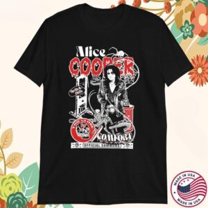 Alice Cooper 2025 Tour Court Is Now In Session Too Close For Comfort Thrills Shirt