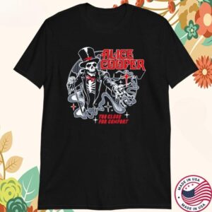 Alice Cooper Too Close For Comfort Ringmaster Tour 2025 Skeleton T-shirts