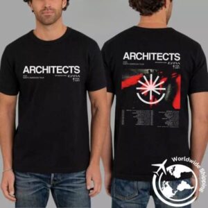 Architects Summer 2025 North American Tour Dates Two Sides T-Shirt