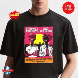 Bad Religion And Dropkick Murphys Summer Of Discontent Tour 2025 T-Shirt
