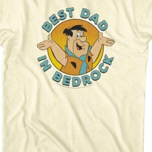 Best Dad In Bedrock Flintstones T-Shirt