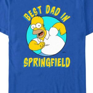 Best Dad In Springfield Simpsons T-Shirt