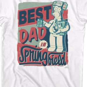 Best Dad In Springfield The Simpsons T-Shirt