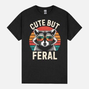 Cute But Feral Raccoon Unisex T-Shirt