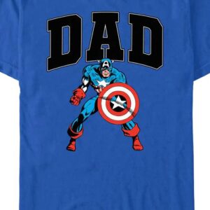 Dad Captain America Marvel Comics T-Shirt