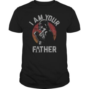 Distressed Darth Vader I Am Your Father Star Wars T-Shirt