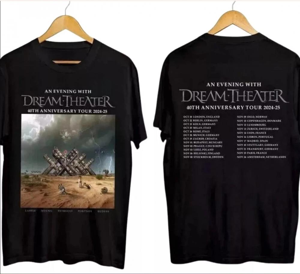 Dream Theater 40Th Anniversary Tour 2024 2025 T-Shirt