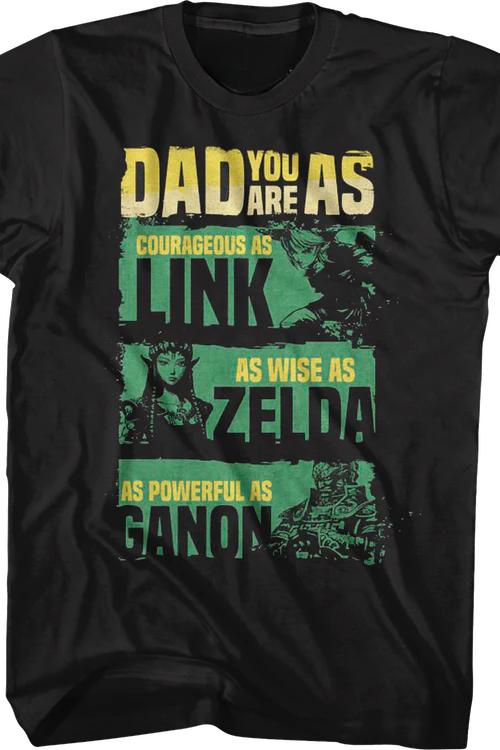 Father's Day Legend of Zelda Nintendo T-Shirt