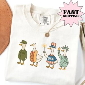Fourth of July Goose Shirt