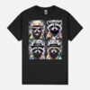 Funny Raccoon With Sunglasses Photobooth Summer Vacation Unisex T-Shirt