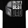 Galaxy's Best Dad The Mandalorian Star Wars T-Shirt