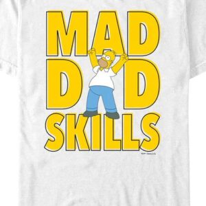 Homer Simpson Mad Dad Skills Simpsons T-Shirt