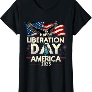Liberation Day January 20 2025 Cool Usa American Flag T-Shirt