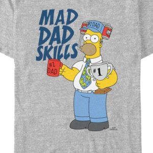 Mad Dad Skills Simpsons T-Shirt