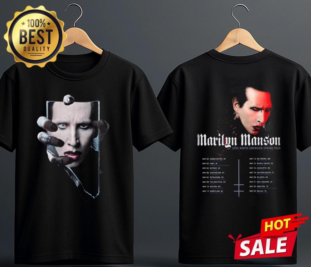Marilyn Manson North American Spring Tour 2025 T-Shirt